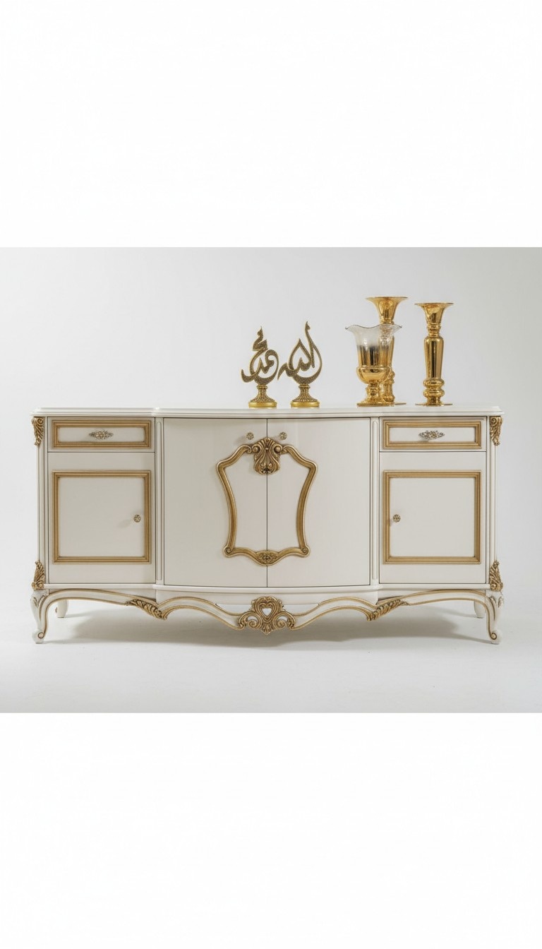 Sideboard Cabinet Luxury Chests of Drawers Shelf Furniture Wooden Cabinet