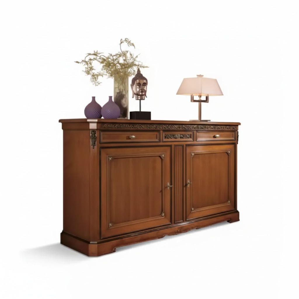 Sideboard Italian Furniture Solid Living Room Chest of Drawers Cabinet Wood New