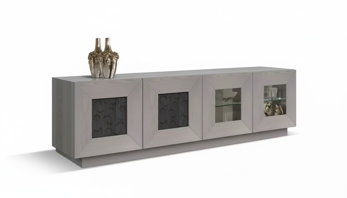 Sideboard living room luxury style modern gray new beautiful