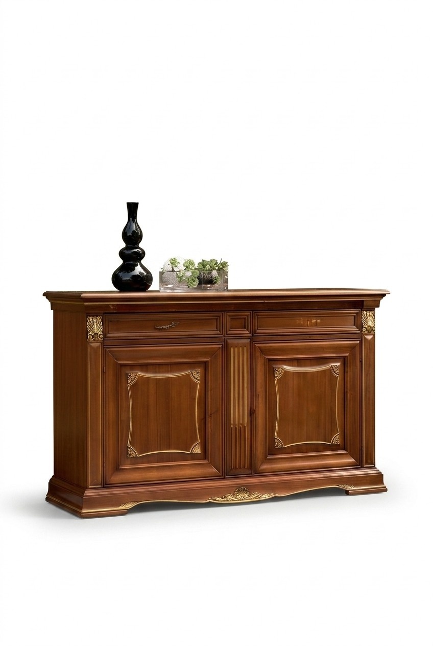 Sideboard Luxury Design Dresser Side Lowboard Cabinet Italian Furniture Real wood
