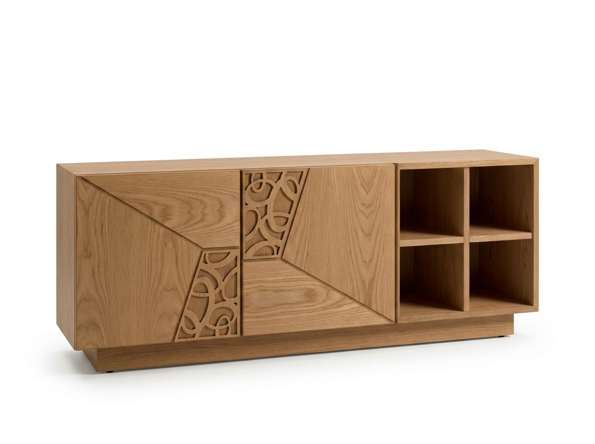 Sideboard luxury new rocking modern living room material wood
