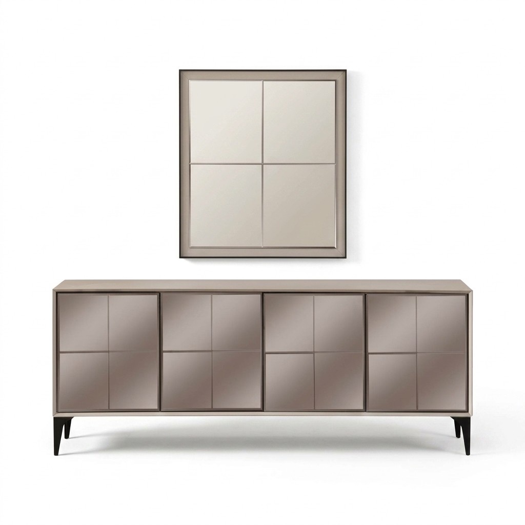 Sideboard Luxury Sideboard Cabinet Chest of Drawers Wooden Cabinet Wood White Modern
