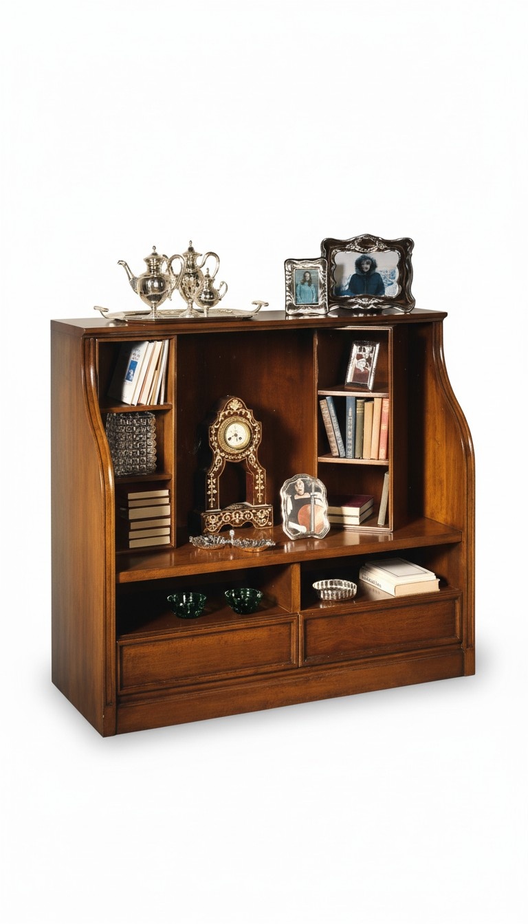 Sideboard RTV Lowboard Shelves Living Room Wood Brown Chest of Drawers Tables TV Stand