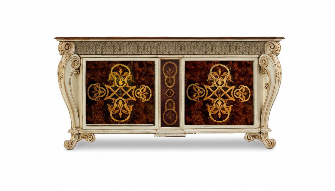 Sideboard Solid Cabinet Shelf Wood Sideboard Cabinets Luxury Furniture from Italy