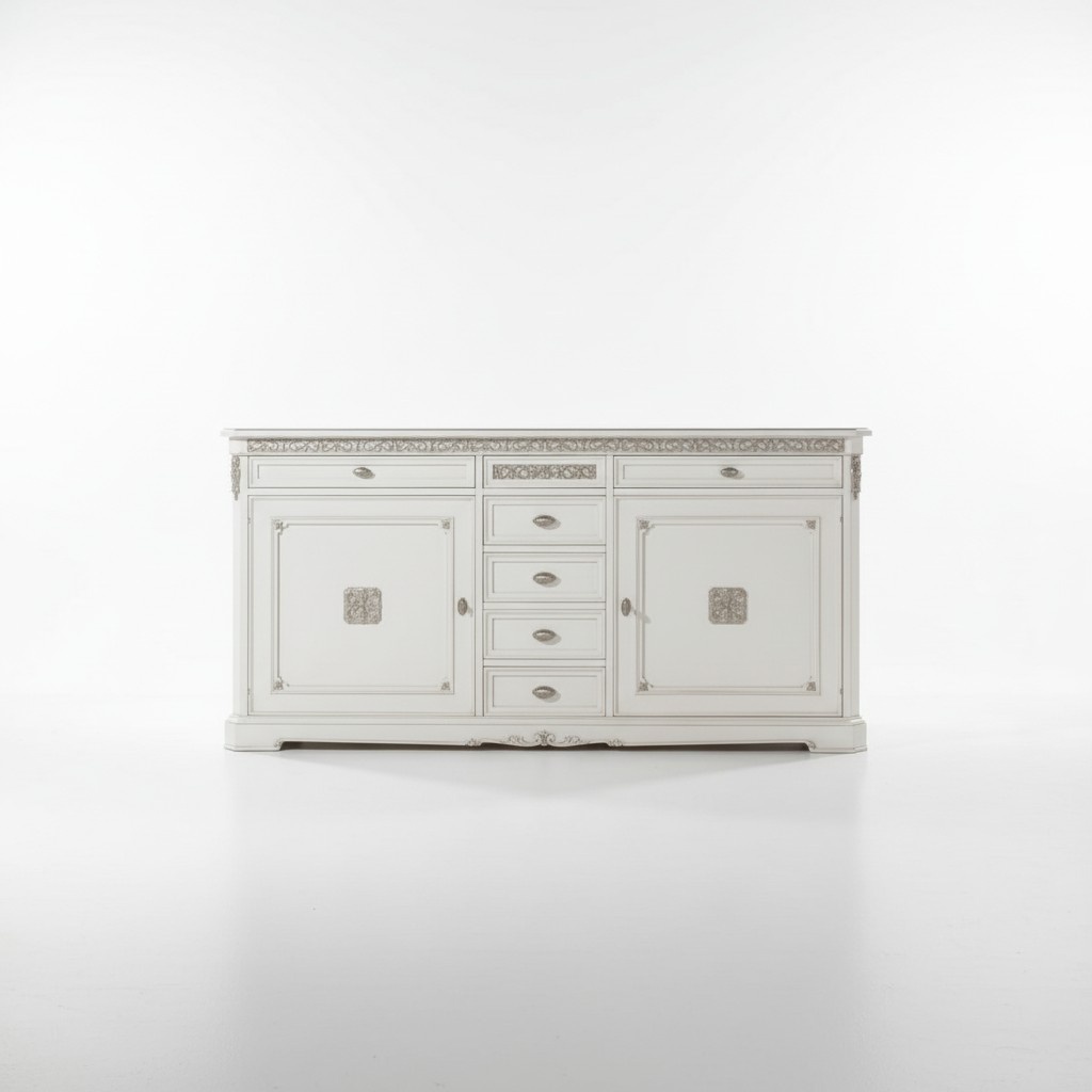 Sideboard Sideboard Solid wood Italy Cabinet Furniture Chest of drawers Living room