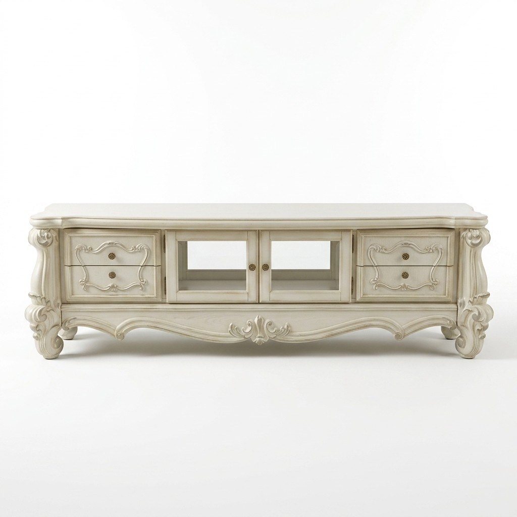 Sideboard TV Lowboard RTV Cabinet Table Living Room Wood Classic Baroque New