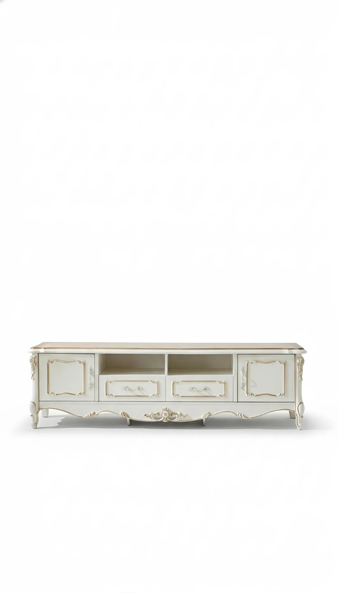 Sideboard White Luxury Elegant Living Room Dresser Cabinets Lowboard Furniture