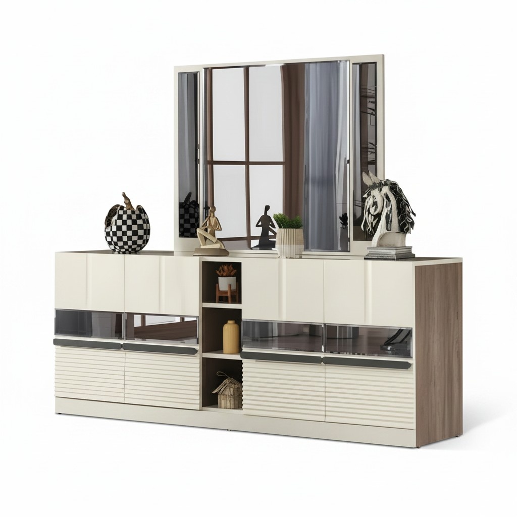 Sideboard with Mirror Modern Dining Room Furniture Complete Luxury Furniture