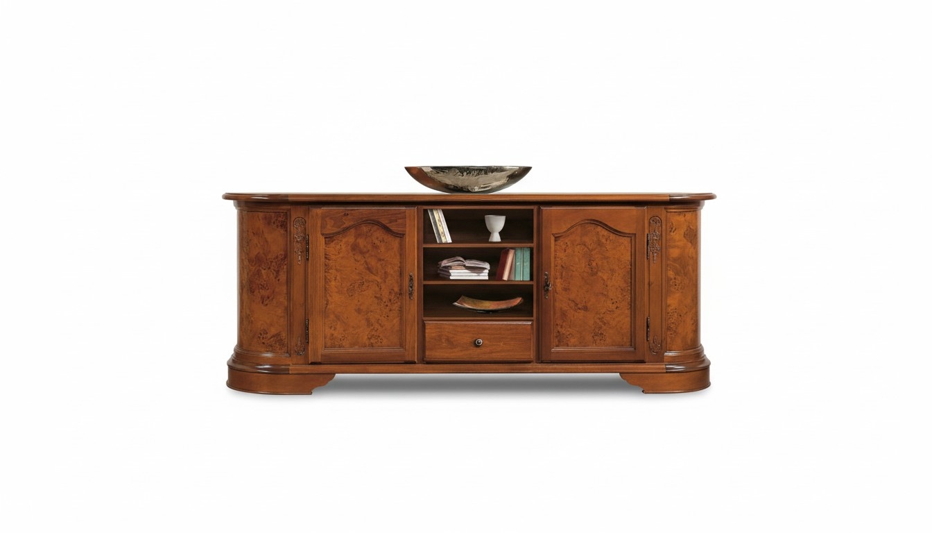 Sideboard with Mirror Sideboard Sideboards Wood Cabinet Furniture Dressers Brown New