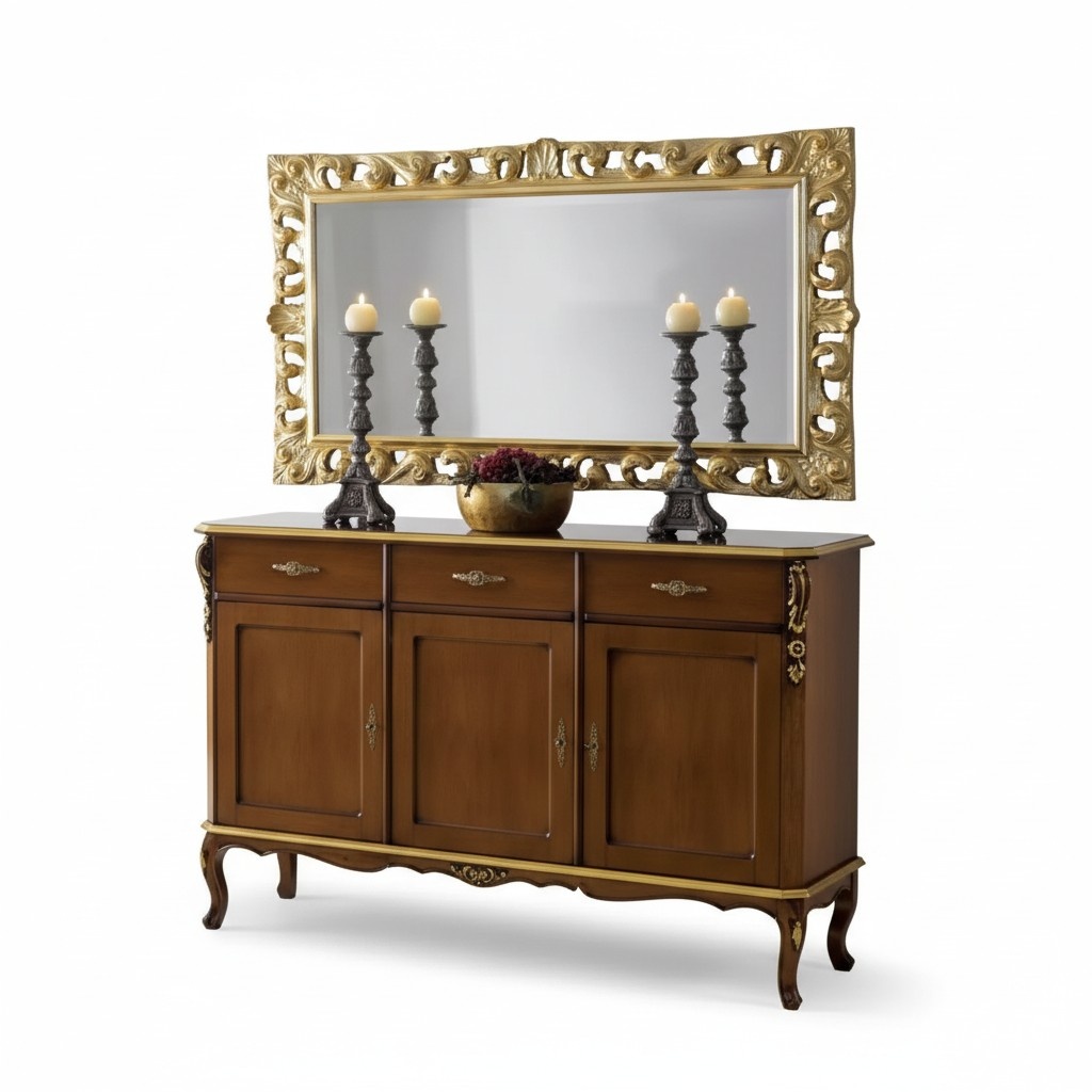 Sideboard Wood Italian Style Furniture Luxury Dressers Style Classic New