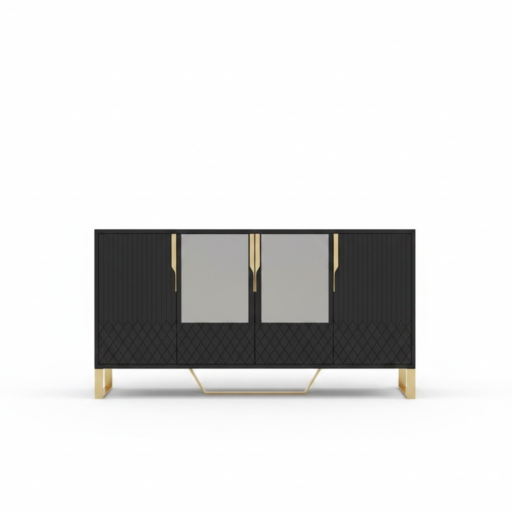 Sideboard wood living room sideboard furniture chest of drawers cabinet modern new