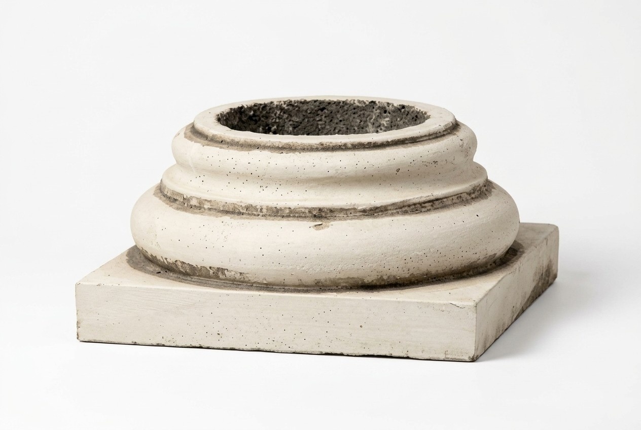 Base for pillars pillar foundation garden terrace figures stand S108004