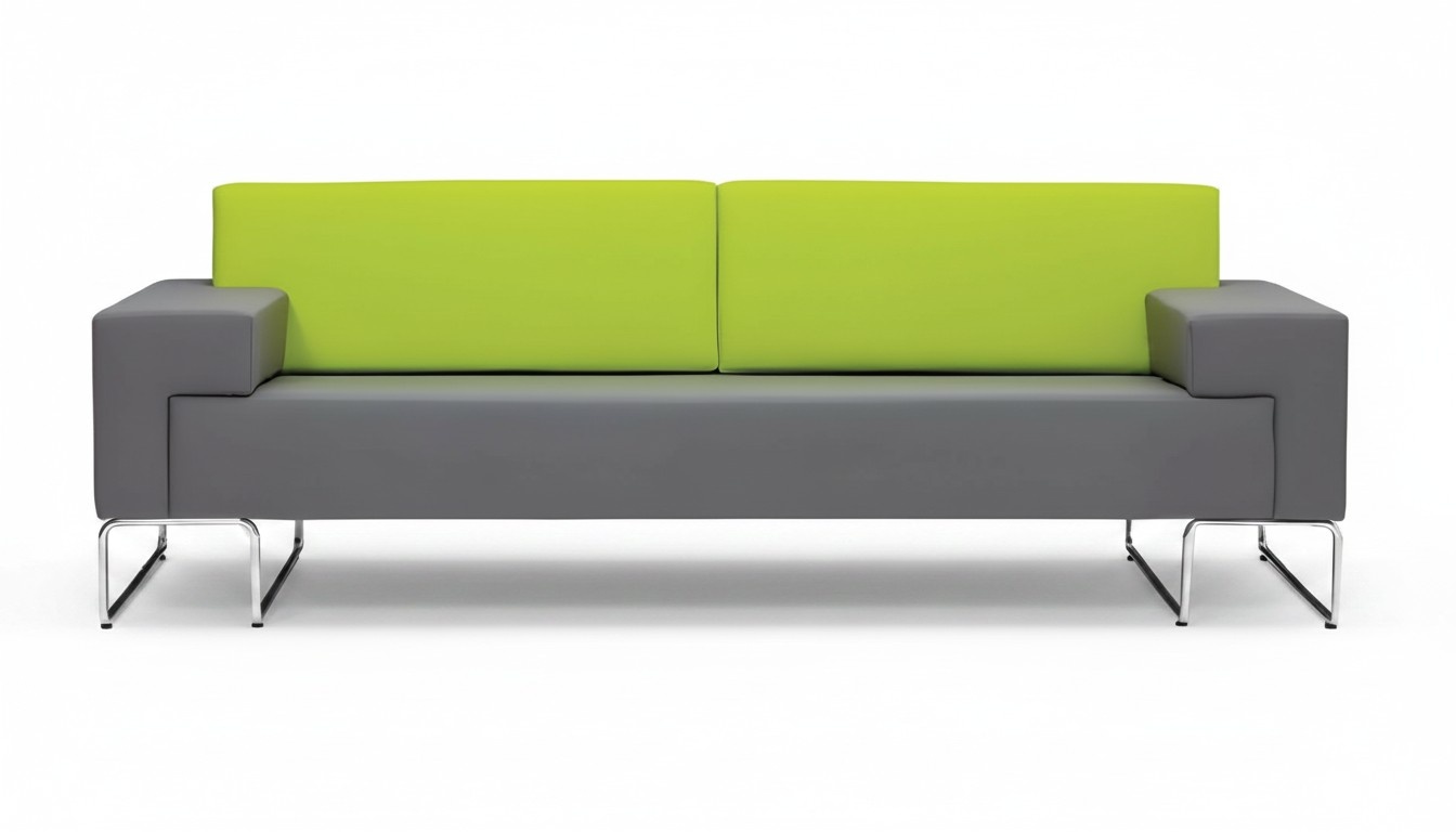Sofa 2-seater design couch sofa seat leather lounge upholstery luxury ear seat