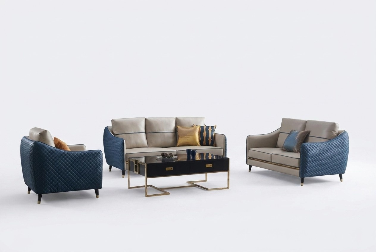 Sofa 2 seater design sofas upholstery couches textile relax modern seat two-seater !