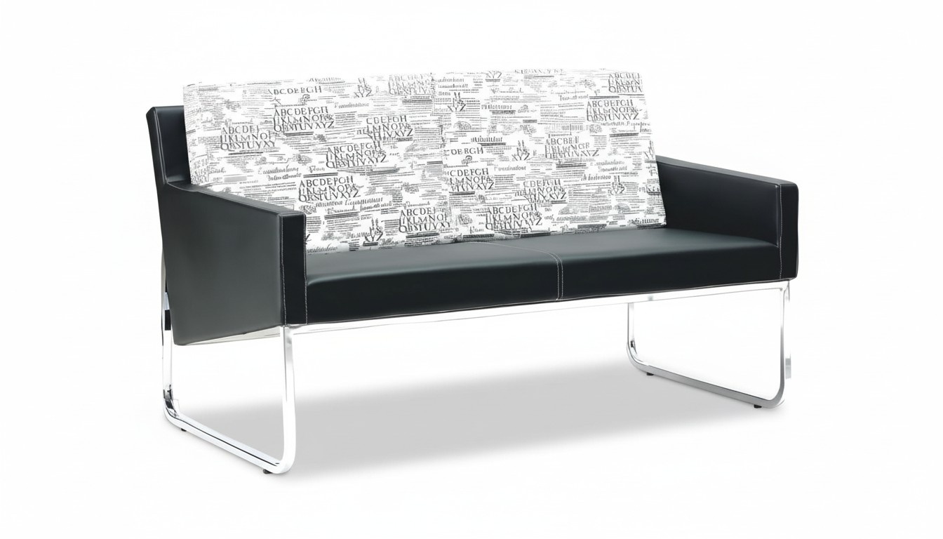 Sofa 2-seater leather sofas couch upholstery set office furniture modern