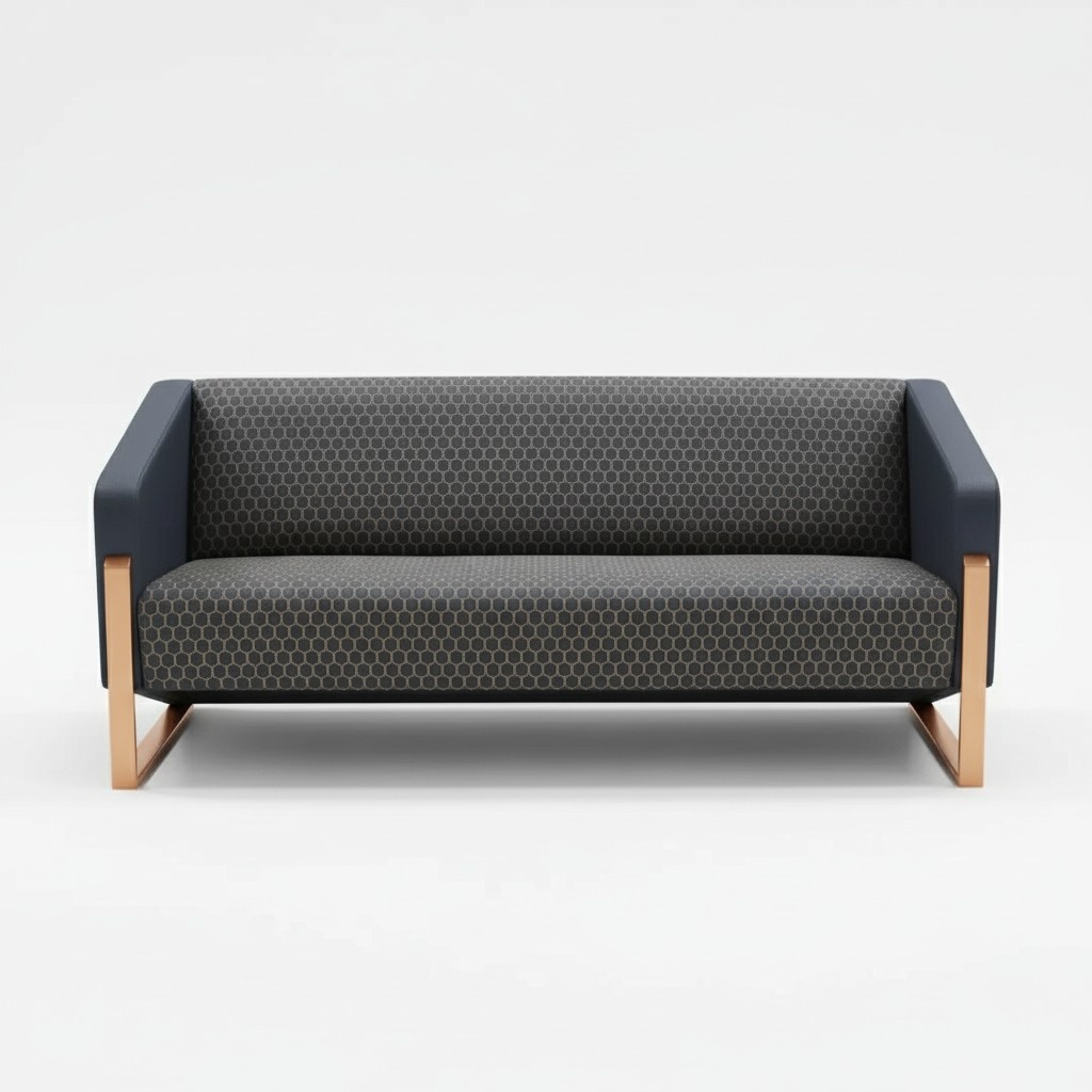 Sofa 2 Seater Luxury Furniture Couch Modern Designer Workroom Office Furniture