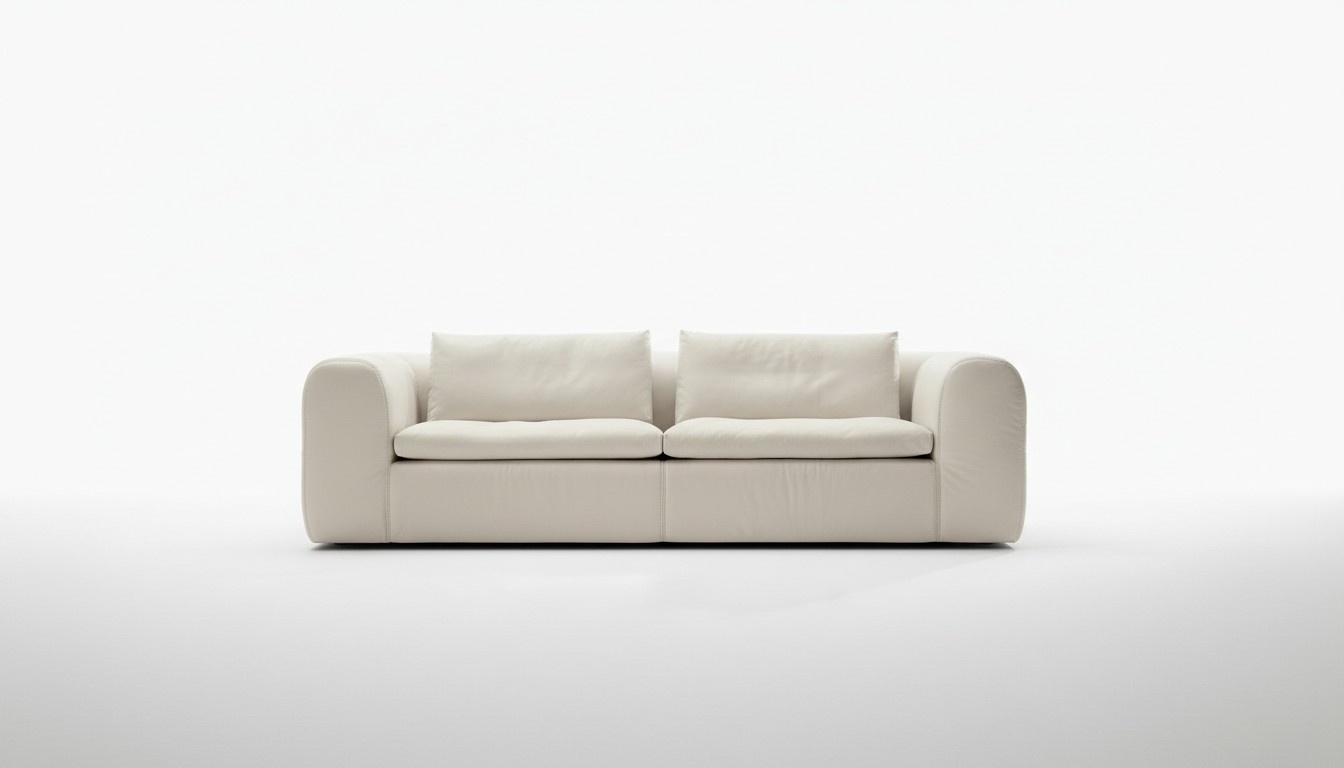Sofa 3 seat furniture leather white three seater sofas luxury living room