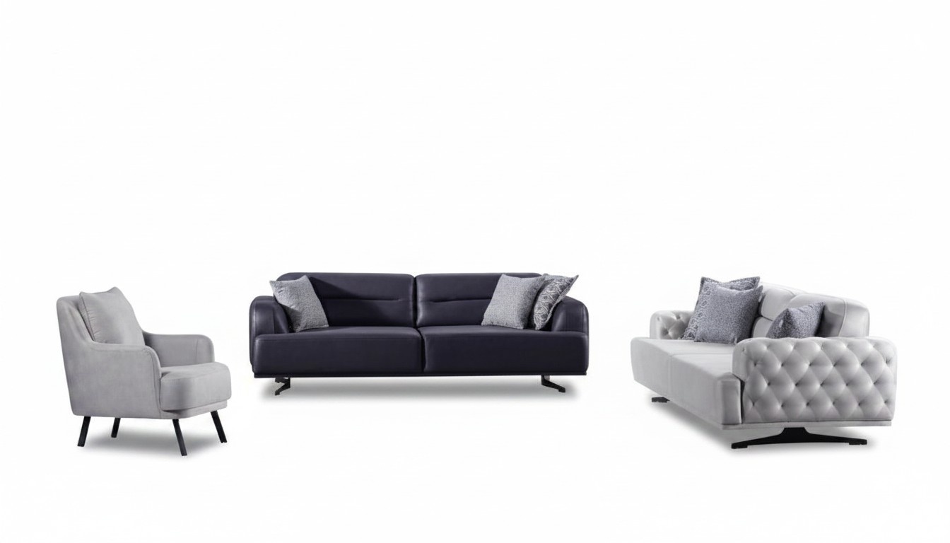 3-seater sofa seating group chair upholstery combination set living room