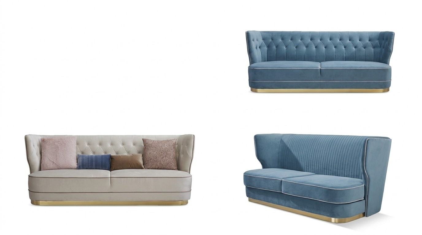 Sofa 3 Seater Fabric Sofas Luxury Designer Couch New Sofa Luxury Upholstered Sofas