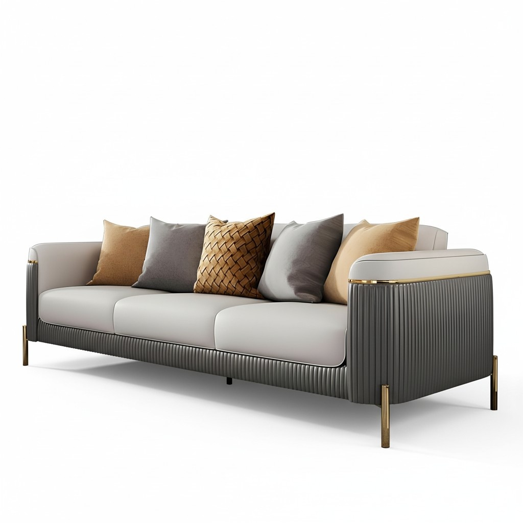 Sofa 3 seater living area sofas couch upholstery set fabric leather modern