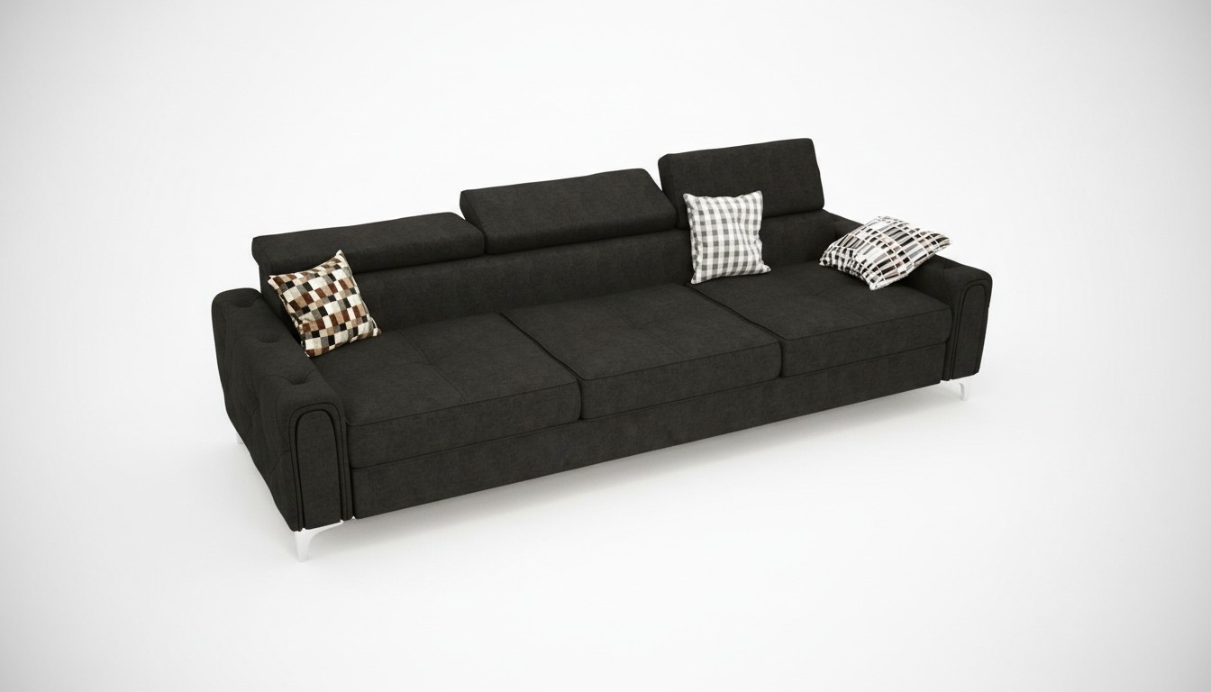 Sofa 3 seater textile leather sofas couch upholstery luxury furniture modern three seater