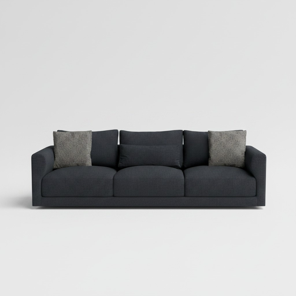 Sofa 3-seater with armchair: Softness and style in every detail.