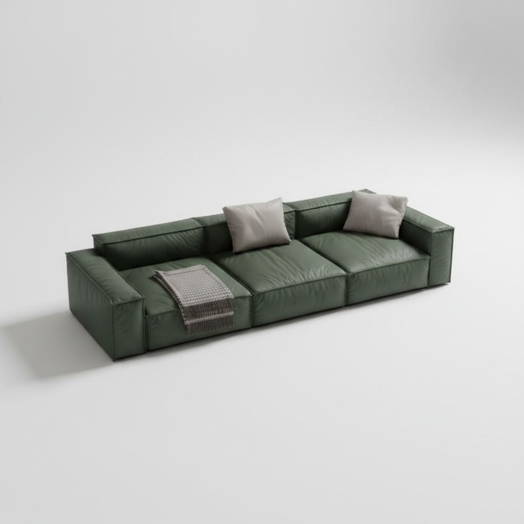 Sofa 4 seater big xxl couch sofas couches living room design four seater green