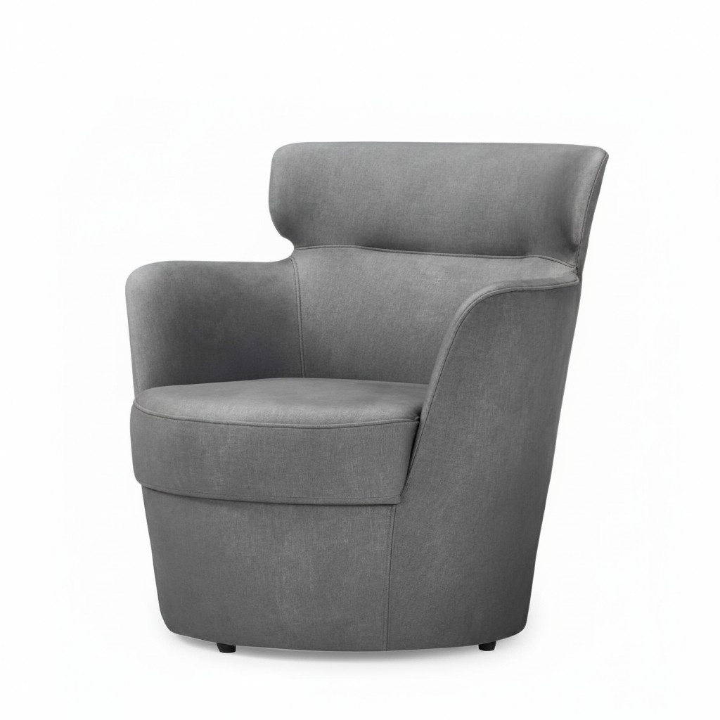 Sofa Chair Recliner Upholstered Chair Couch Lounge Office Hotel Club Gray