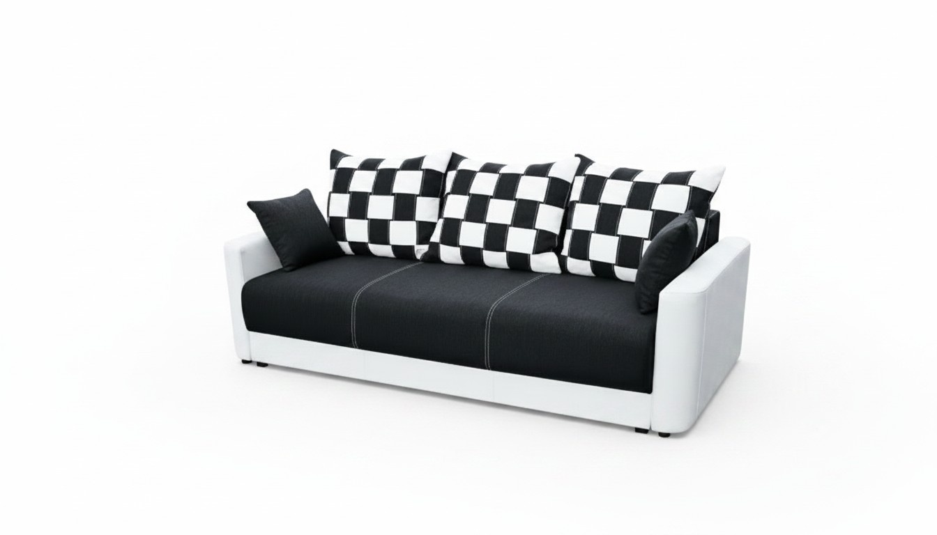 Sleeper sofa folding couch 3-seater with sleeping function + storage compartment couch sofa folding sofa