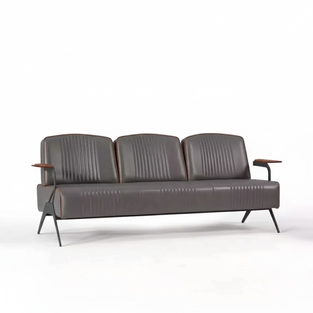 Sofa couch three seater study office furniture upholstered sofa 3 seater