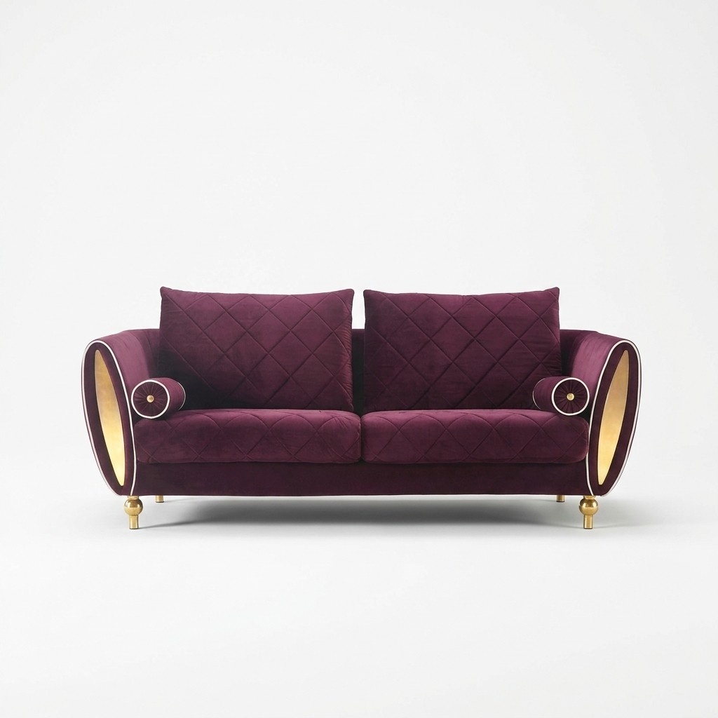 Sofa Couch Upholstery 2 Seater Sofas Couches Seat Sets Design Club Velvet Fabric