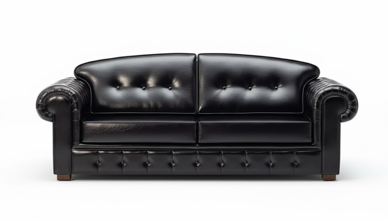 Sofa Couch Upholstered Seat 2-Seater Set Design Couches Sofas Leather