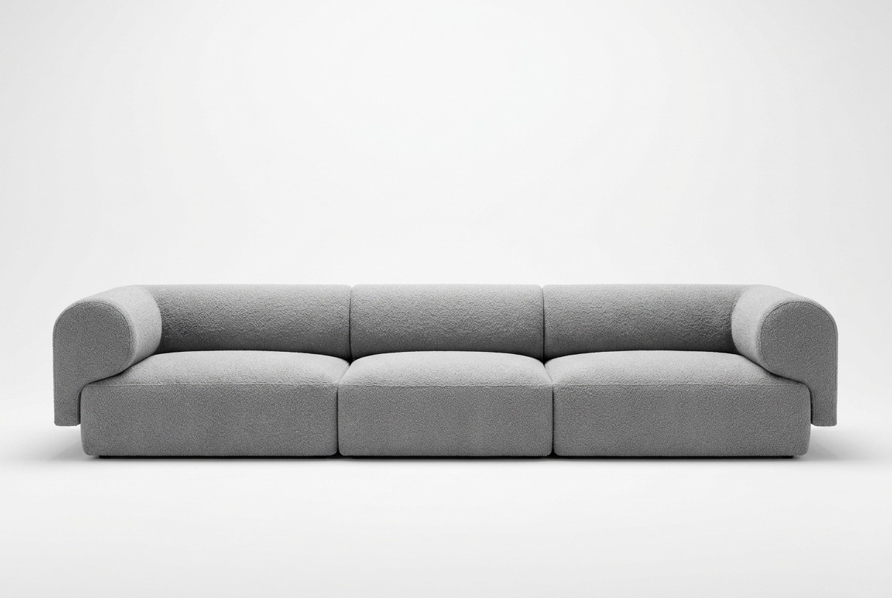 Sofa in modern design for a cozy space.