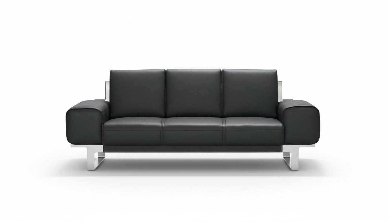 Sofa Leather Sofa Upholstery Seat 3er Lounge Club Sofas Couches Leather Three Seater New