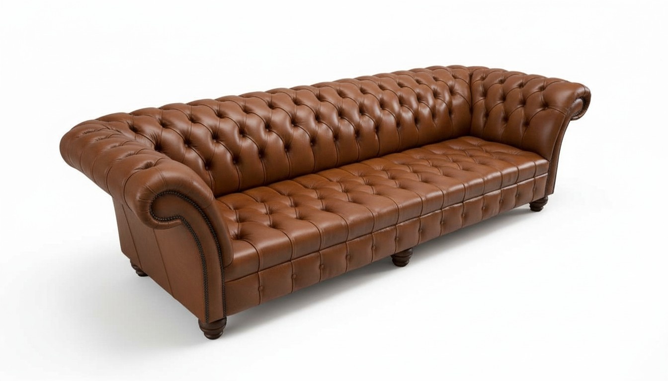 Sofa living room Chesterfield couch upholstery sofas 4 seater leather xxl big