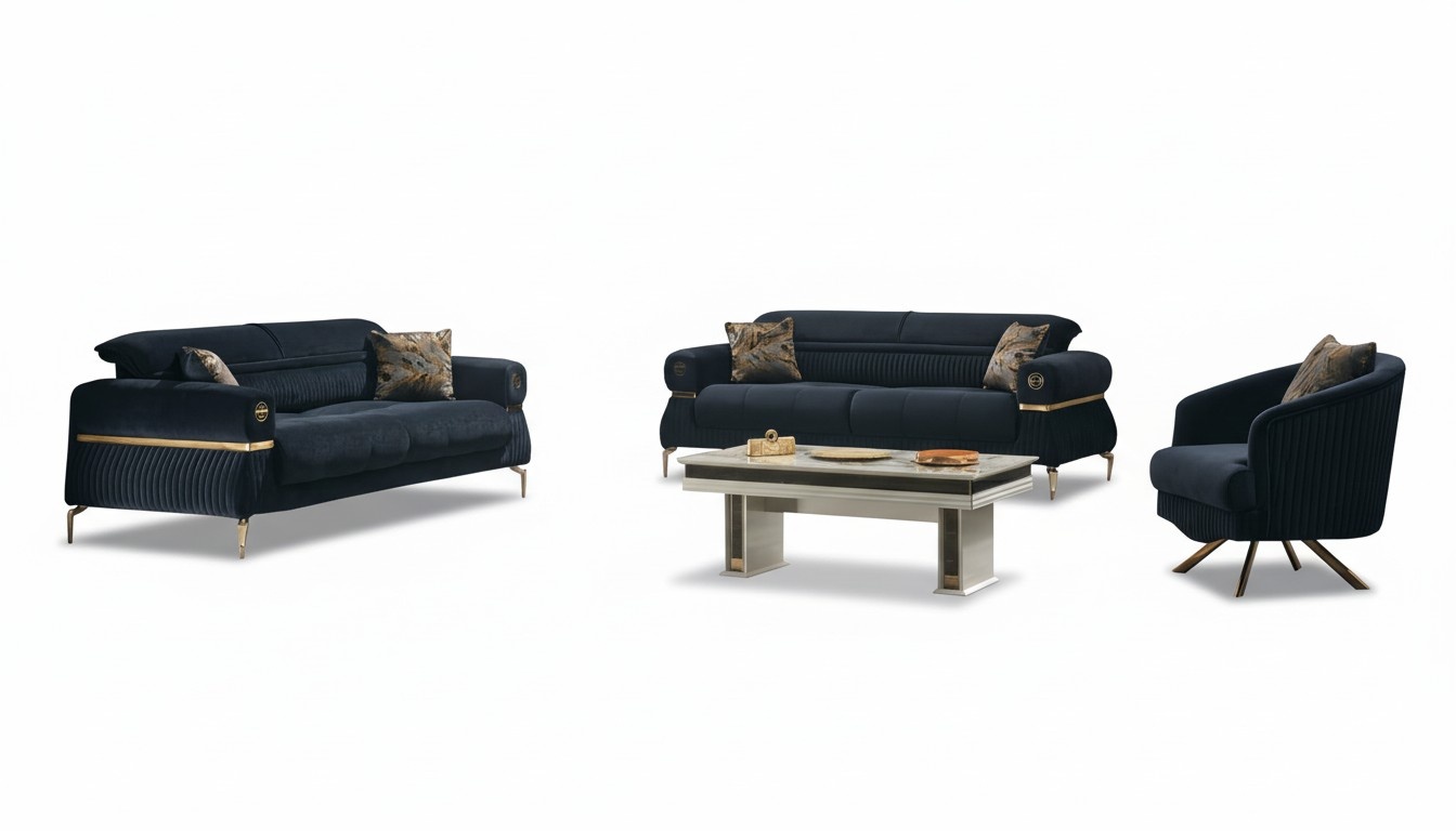 Sofa living room furniture armchair living area equipment living room set furniture ensemble