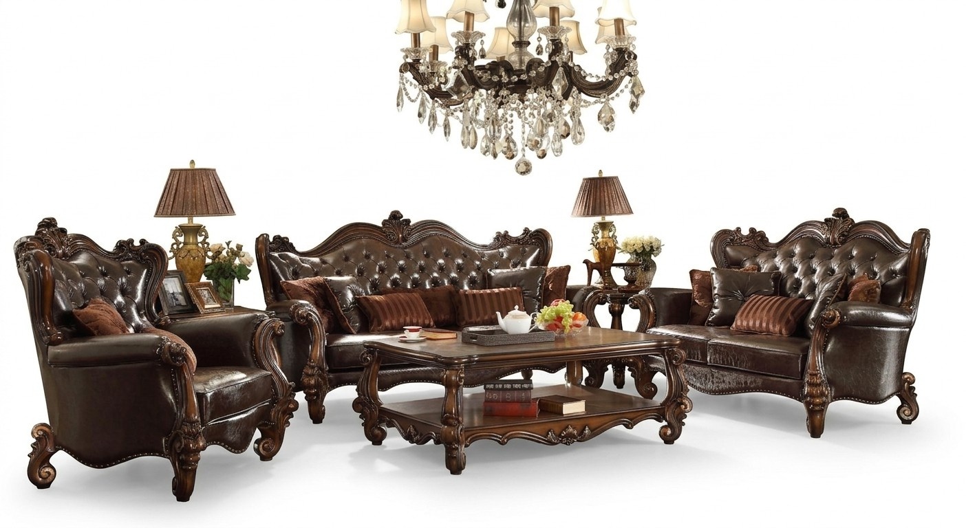 Sofa Living Landscape Sofas Couch Upholstery Set Chesterfield Three-Seater Baroque