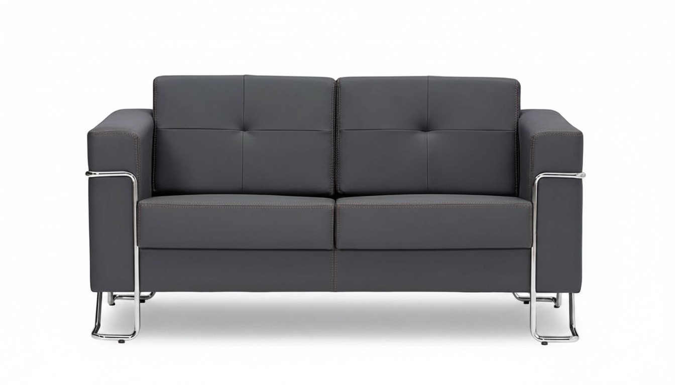 Luxury Sofa 2-Seater Couch Upholstered Office Furniture Textile Sofas Fabric Sofa