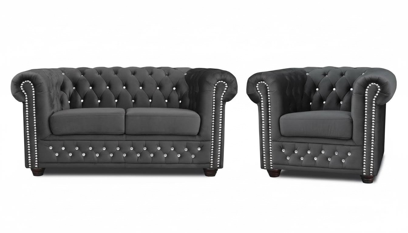 Sofa Set 2+1 Seater Sofa Seat Couch Upholstery Set Modern Couches New