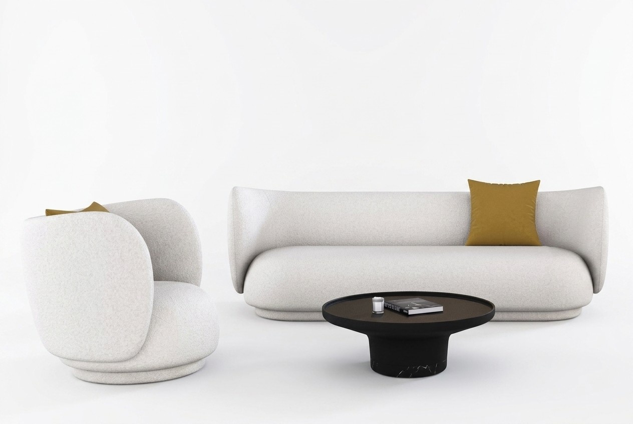 Sofa Set 2+1 Seater Velvet Sofa Living Area Design Couch Lounge Sofas