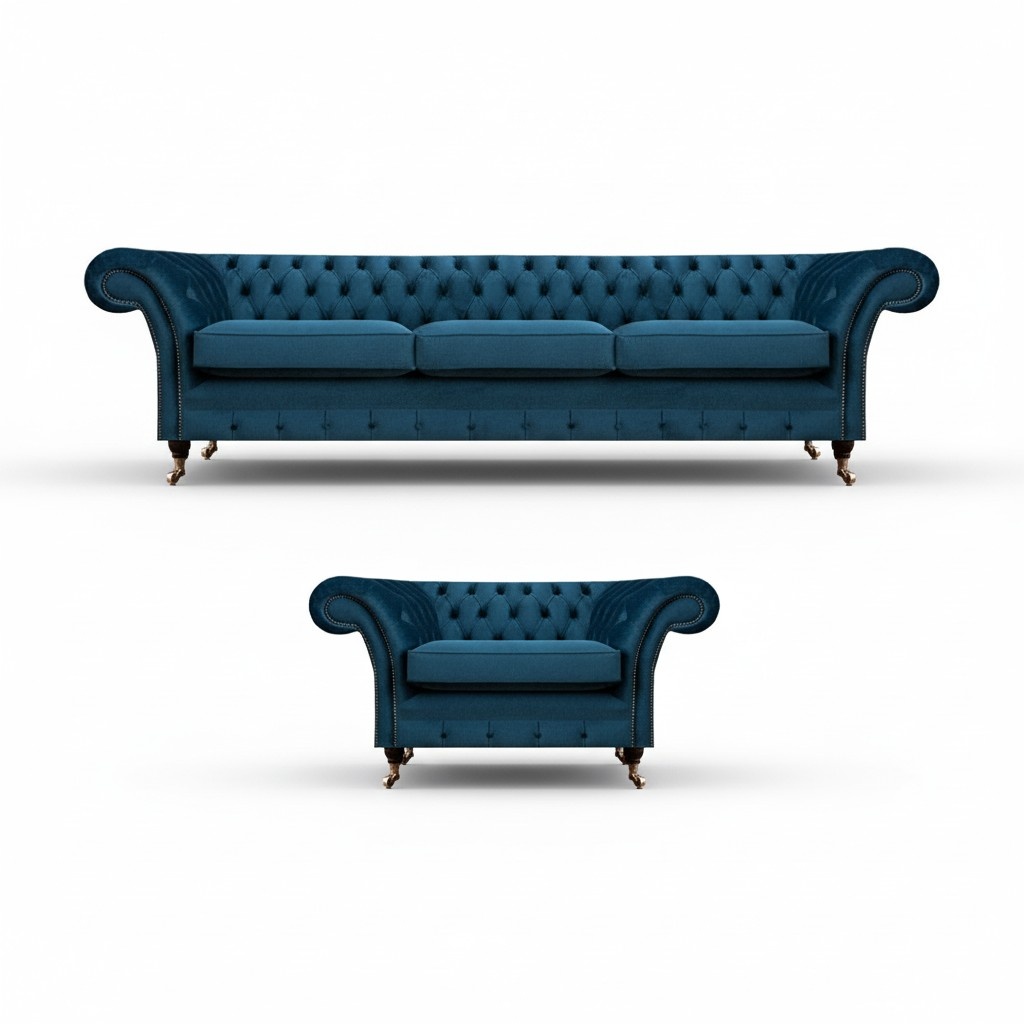 Sofa set 2pcs living room complete sofas set modern set armchairs new