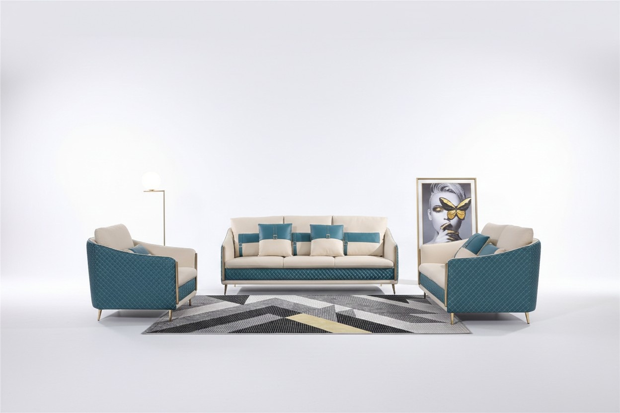 Sofa Set 3+1+1 Seater Set Sofa Upholstery Couch Leather Upholstery Set Group