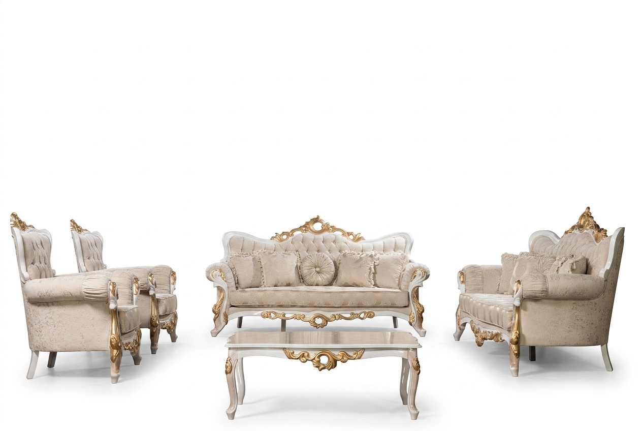 Sofa Set 3311 Seat Set Design Sofa Upholstery Couches Classic Coffee table