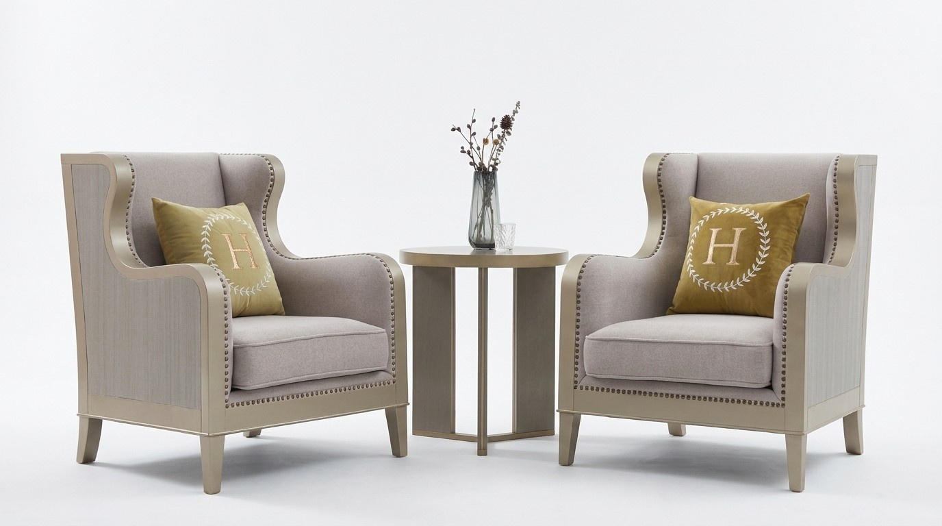 Sofa Set 3pcs Set 2x Armchair Side Table Sofa Set Sets