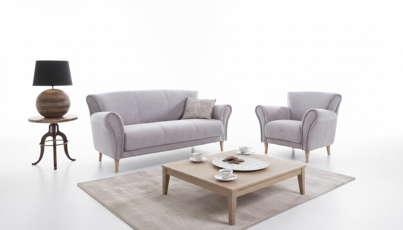 3+1+1 Seater Sofas Couch Upholstery Set Modern Couches Fabric New