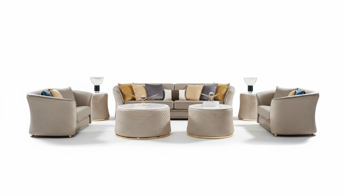Sofa set 421 seater leather sofa couch living landscape set design modern new