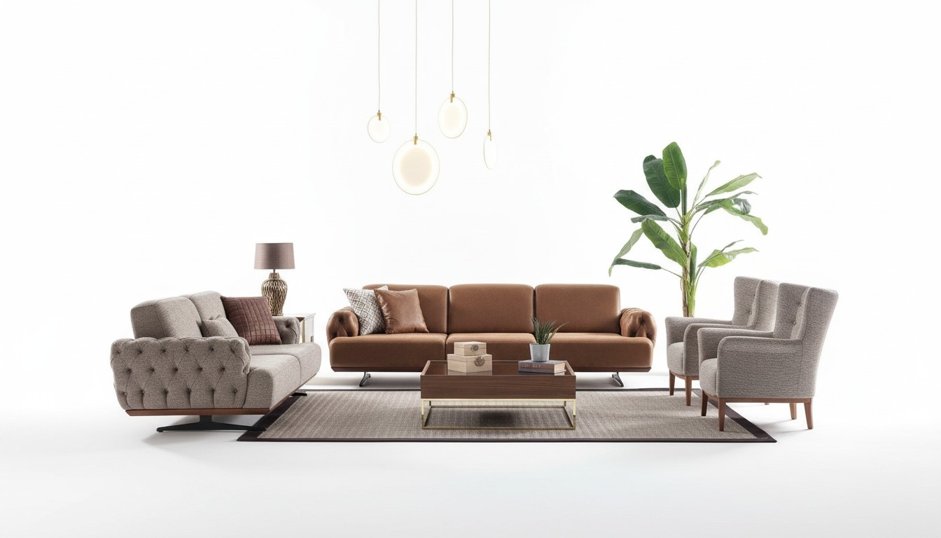Sofa Set 4 Piece Set Couch Sofa Furniture Set Design Chesterfield