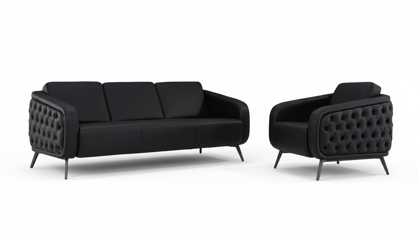 Sofa sofa set armchair 3-seater sofa couch leather sofa seating cushion set