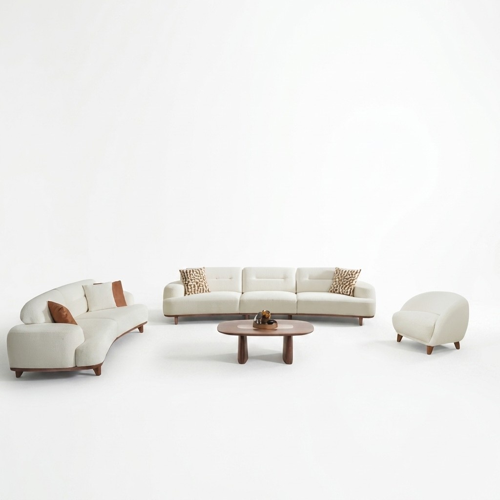 Sofaset sofa set with 3-seaters armchair living room set seating furniture