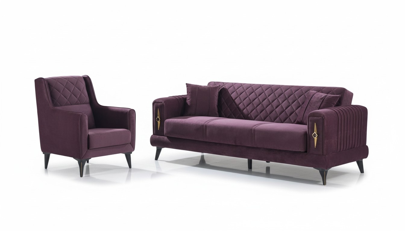 Sofa set living area couch sofa seating group lounge upholstered furniture 3+1